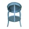 International Concepts Round Cambria  End Table, 18 W, 18 L, 24 in H, Wood, Antique Rubbed Ocean Blue OT32-18R-18 - alternate 2